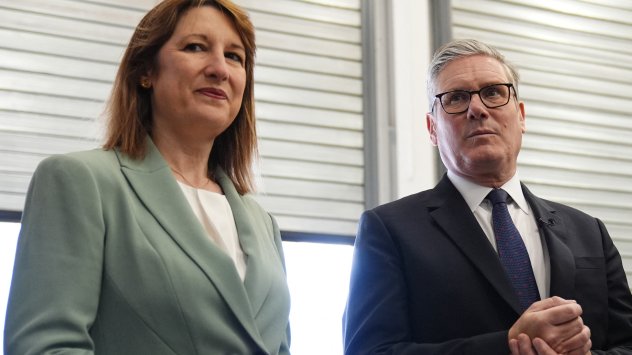 Рейчъл Рийвс и Киър Стармър. Снимка: Bloomberg