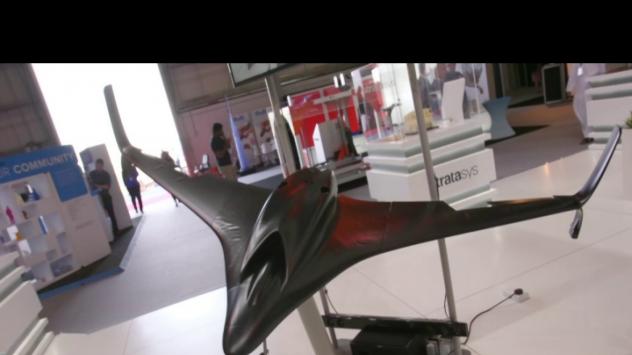 3D отпечатан самолет на Авиошоу в Дубай