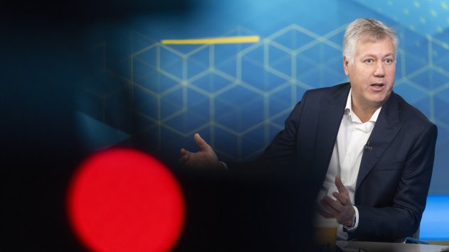 Мортен Вирод, главен изпълнителен директор на ABB Ltd., по време на интервю за Bloomberg Television в Лондон, Великобритания, в понеделник, 25 ноември 2024 г. Снимка: Джейсън Олдън/Bloomberg