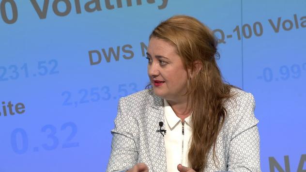 Албена Спасова, Международна академия за киберизследвания. Снимка: Bloomberg TV Bulgaria 