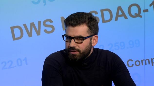 Кузман Илиев, пазарен анализатор. Снимка: Bloomberg TV Bulgaria