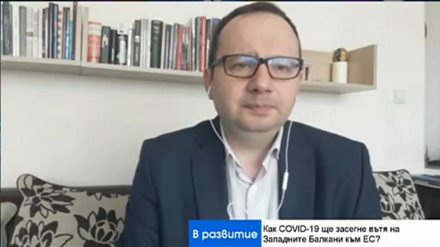 Николай Кръстев, журналист и международен анализатор. Снимка: Bloomberg TV Bulgaria