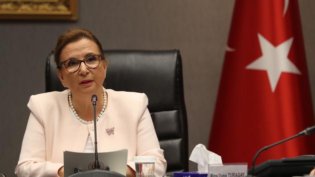 Търговският министър на Турция Рухсар Пекджан. Снимка: ADEM ALTAN/Bloomberg