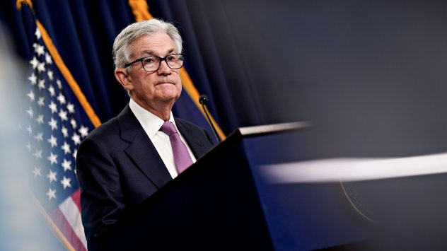 Гуверньорът на Фед Джером Пауъл. Снимка: Al Drago/Bloomberg