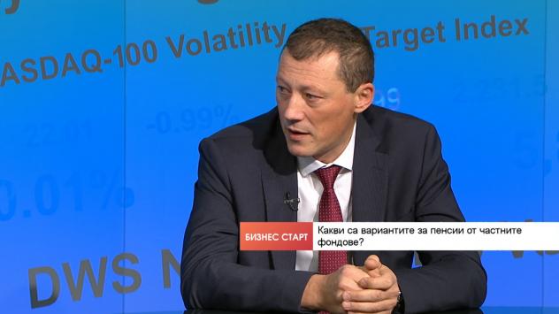 Владислав Русев, главен изпълнителен директор на ПОД Алианц България. Снимка: Bloomberg TV Bulgaria