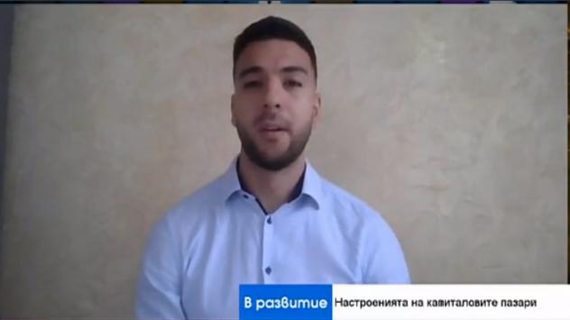 Мартин Митренцев, форекс анализатор. Снимка: Bloomberg TV Bulgaria 