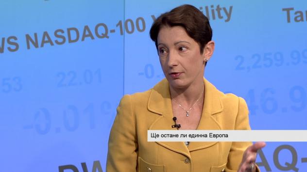 Милена Ангелова, АИКБ. Снимка: Bloomberg TV Bulgaria 