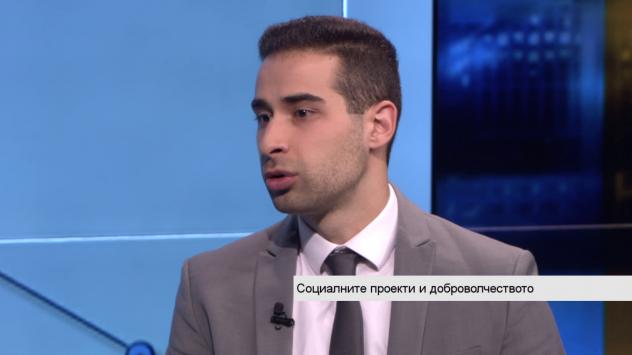  Добрин Витанов, президент на 180DC София. Снимка: Bloomberg TV Bulgaria