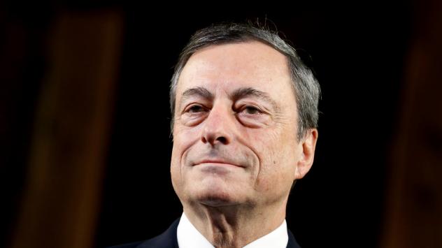 Марио Драги, гуверньор на ЕЦБ. Снимка: Alessia Pierdomenico/Bloomberg