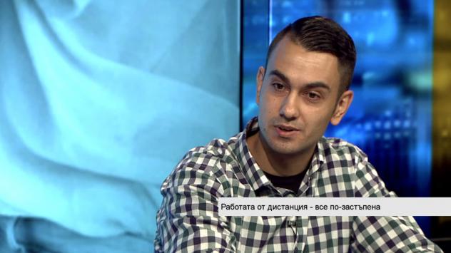 Етиен Янев, експерт по социални мрежи. Снимка: Bloomberg TV Bulgaria