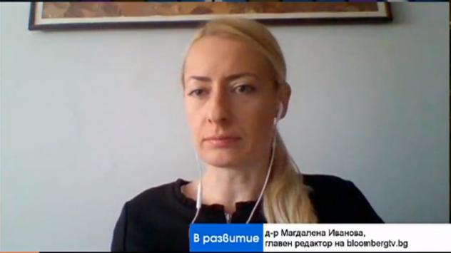 Д-р Магдалена Иванова, главен редактор на bloombergtv.bg. Снимка: Bloomberg TV Bulgaria 