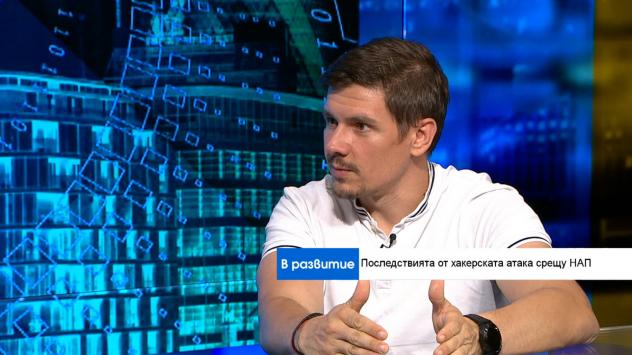 Христо Ласков, IT анализатор. Снимка: Bloomberg TV Bulgaria