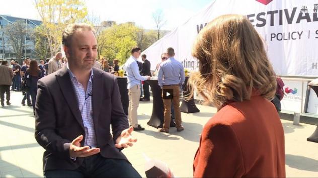 Джо Багъли, вицепрезидент и главен технологичен директор за Европа, Близкия изток и Африка на VMWare. Снимка: Bloomberg TV Bulgaria