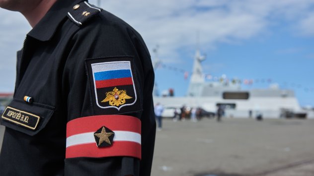 Военноморските учения между Русия, Южна Африка и Китай в залива Ричардс, Южна Африка. 22 февруари 2023 г. Снимка: Уолдо Швигерс/Bloomberg