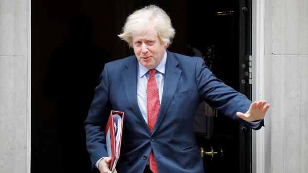 Британският премиер Борис Джонсън. Снимка: TOLGA AKMEN