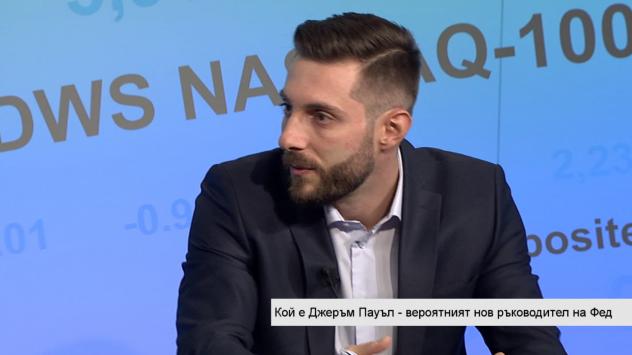 Владимир Сиркаров, пазарен анализатор. Снимка: Bloomberg TV Bulgaria