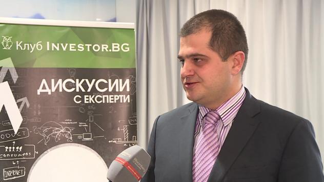 Емил Величков от БАКБ. Снимка: Bloomberg TV Bulgaria