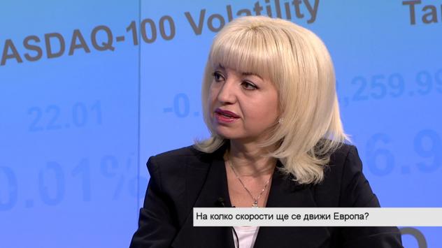 Петя Ставрева, евродепутат, Обединени земеделци. Снимка: Bloomberg TV Bulgaria