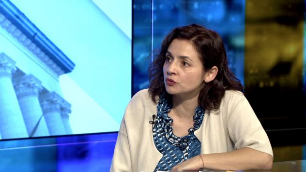 Биляна Гяурова-Вегертседер, директор на БИПИ. Снимка: Bloomberg TV Bulgaria