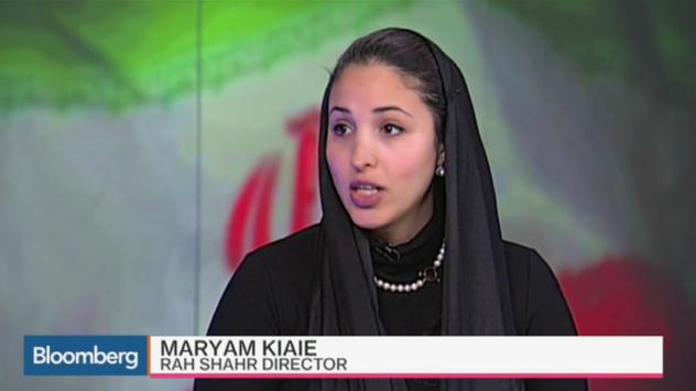 Мериъм Киаие, директор бизнес развитие в иранската Rah Shahr International Group. Снимка: Bloomberg TV Bulgaria