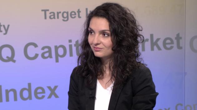 Веселина Василева от Investor.bg. Снимка: Bloomberg TV Bulgaria 