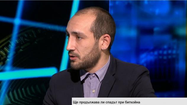 Димитър Пенчев, експерт по криптовалути. Снимка: Bloomberg TV Bulgaria