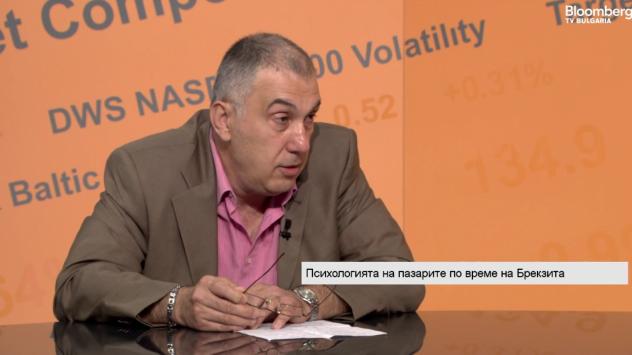 Стефан Трашлиев, индивидуален трейдър. Снимка: Bloomberg TV Bulgaria