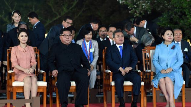 Снимка: Inter-Korean Summit Press Corps/Pool via Bloomberg