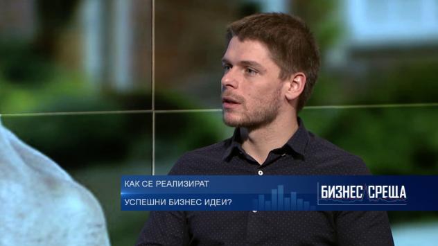 Любомир Янчев, изпълнителен директор на MClimate. Снимка: Bloomberg TV Bulgaria