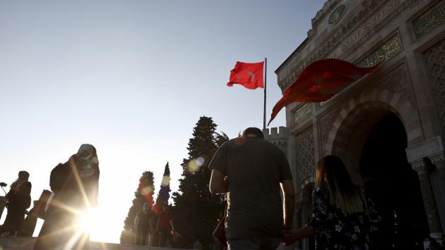 Университетът в Истанбул. Турция. 1 октомври 2016. Photographer: Kostas Tsironis/Bloomberg