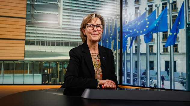 Мария Луиш Албукерк в Брюксел, 28 януари. Фотограф: Симон Уолфарт/Bloomberg