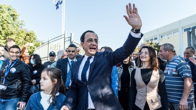 Никос Христодулидис беше избран за президент на Кипър в неделя,