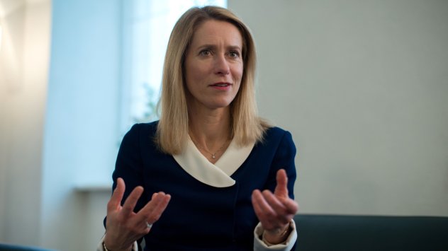 Кая Калас, премиер на Естония. Снимка: Bloomberg