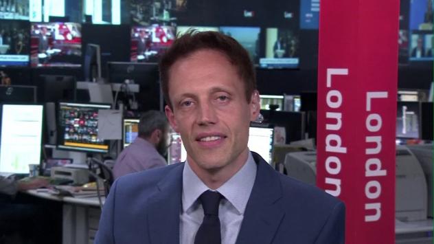 Юън Потс от Bloomberg в Лондон. Снимка: Bloomberg TV Bulgaria 