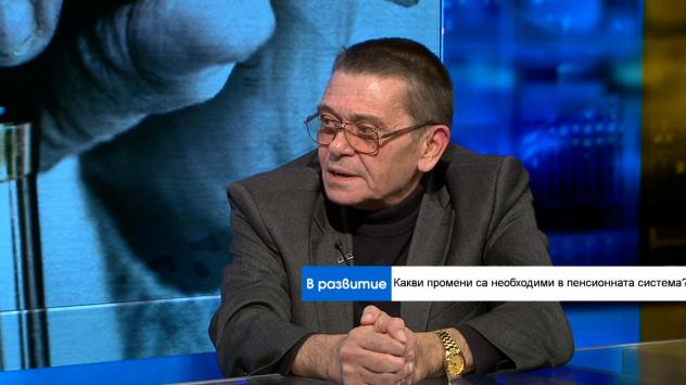 Проф. д-р Любомир Стефанов, преподавател в УНСС. Снимка: Bloomberg TV Bulgaria