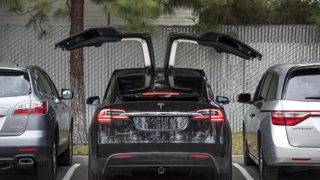 Tesla Model X, Калифорния, 29 септември 2015. Photographer: David Paul Morris/Bloomberg