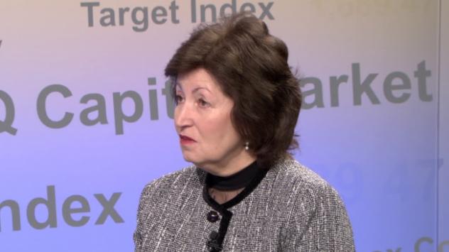 Председателят на Асоциацията на професионалистите по здравни грижи Милка Василева. Снимка: Bloomberg TV Bulgaria