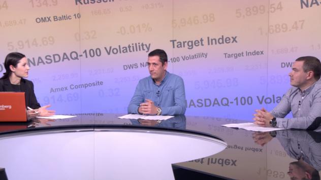 Ивайло Машев, мениджър Производство - BTL, и Веселин Каравасилев, мениджър Доставки - BTL. Снимка: Bloomberg TV Bulgaria 