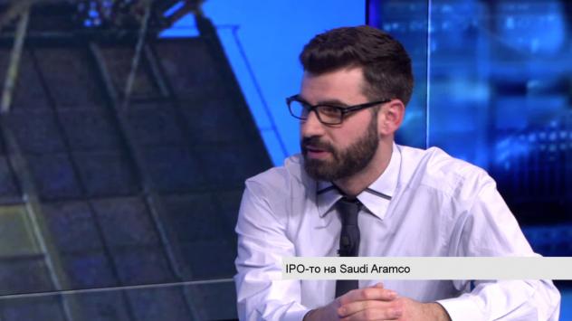 Кузман Илиев, пазарен анализатор. Снимка: Bloomberg TV Bulgaria