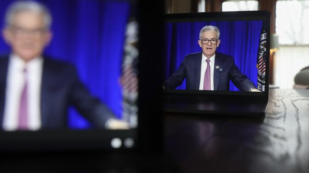 Гуверньорът на Фед Джером Пауъл. Снимка: Bloomberg 