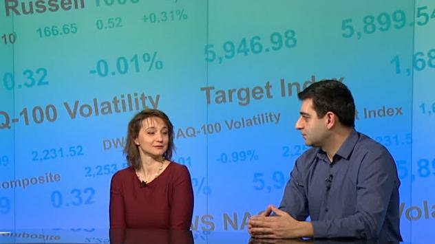 Николай Вълканов и Дориана Миленкова. Снимка: Bloomberg TV Bulgaria