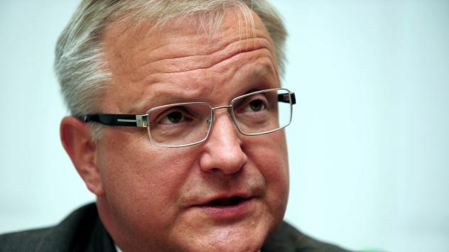 Оли Рен, министър на икономиката на Финландия. Фотограф: Айдан Кроули, Bloomberg