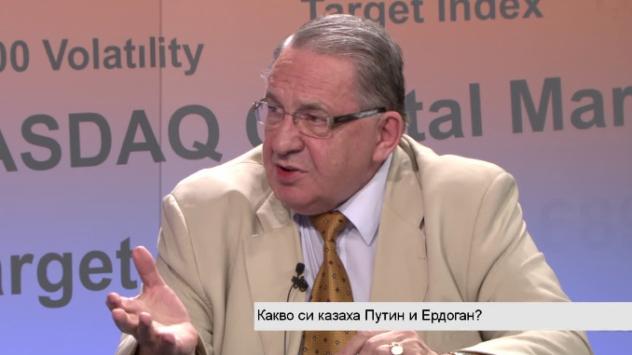 Симеон Николов от Центъра за стратегически изследвания в сигурността и международните отношения. Снимка: Bloomberg TV Bulgaria