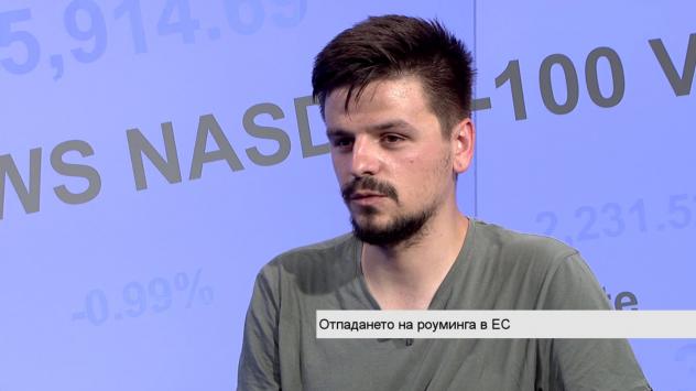 Илия Темелков, гл. редактор на HIComm Magazine. Снимка: Bloomberg TV Bulgaria