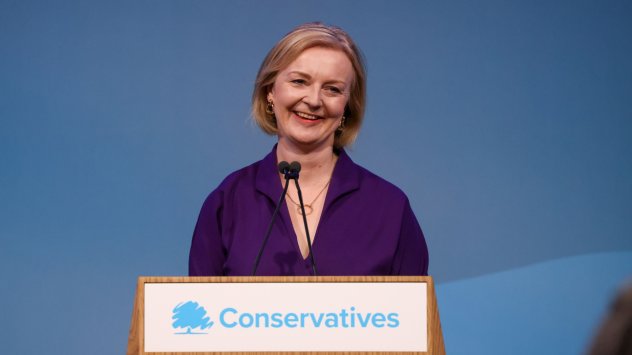 ЛизТръс, новият лидер на Консервативната партия и премиер на Великобритания. Снимка: Hollie Adams/Bloomberg