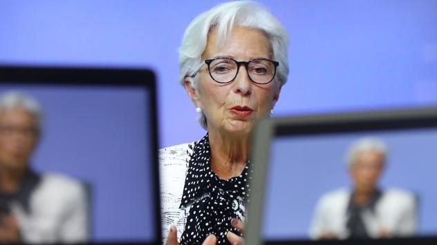 Кристин Лагард, управител на ЕЦБ. Снимка: Bloomberg