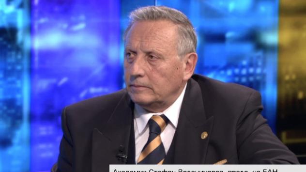 Председателят на БАН акад. Стефан Воденичаров. Снимка: Bloomberg TV Bulgaria