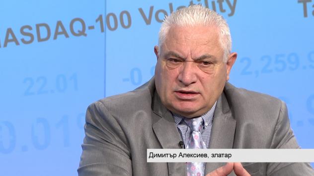 Димитър Алексиев, председател на Съюза на златарите. Снимка: Bloomberg TV Bulgaria 