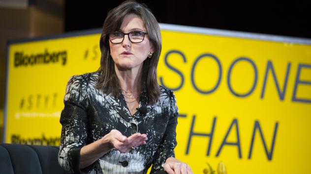 Кати Ууд, инвеститор. Снимка: Alex Flynn/Bloomberg 