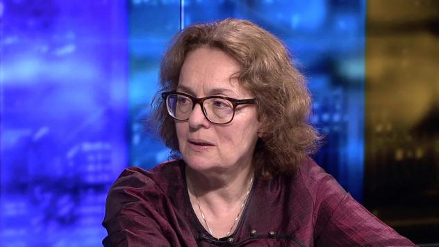 Доц. Румяна Коларова, преподавател в СУ. Снимка: Bloomberg TV Bulgaria 